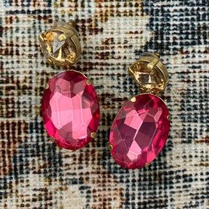 Kate Spade gold pink and yellow earrings!